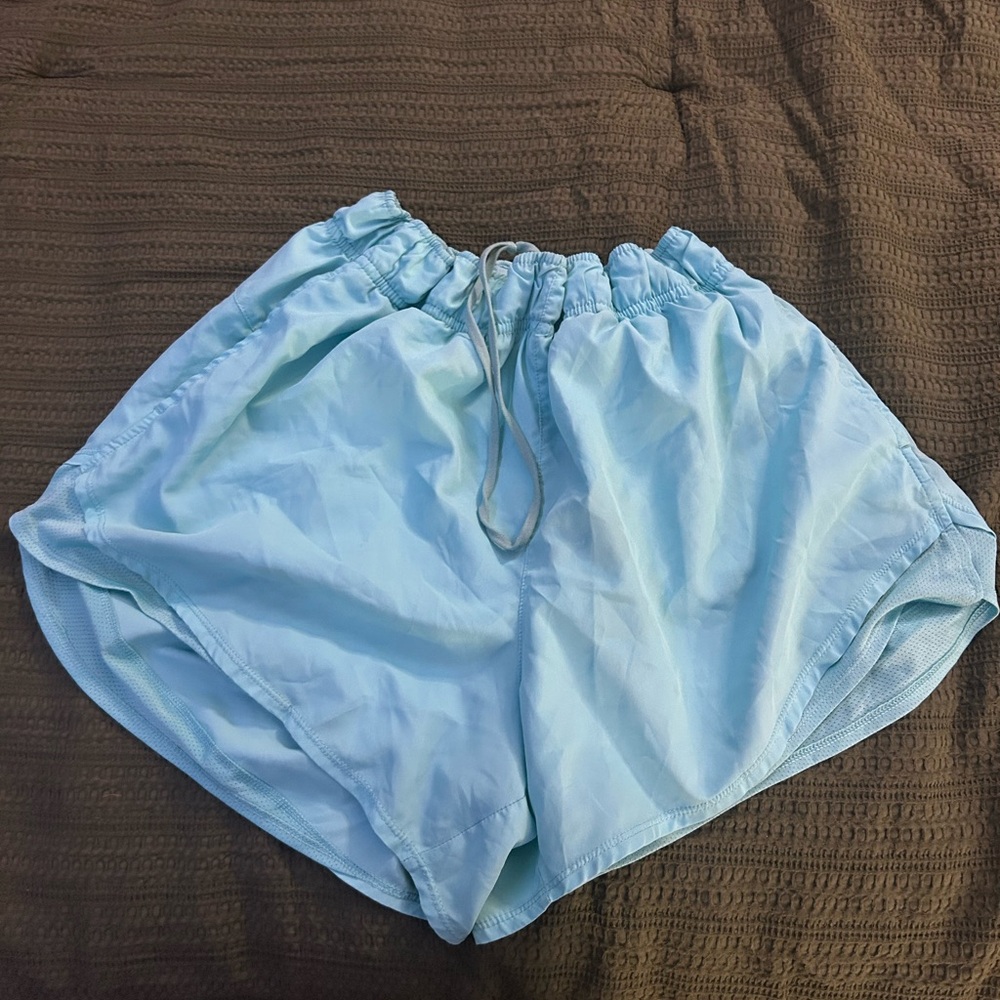 Athletic Works Sky Blue Women's Athletic Shorts